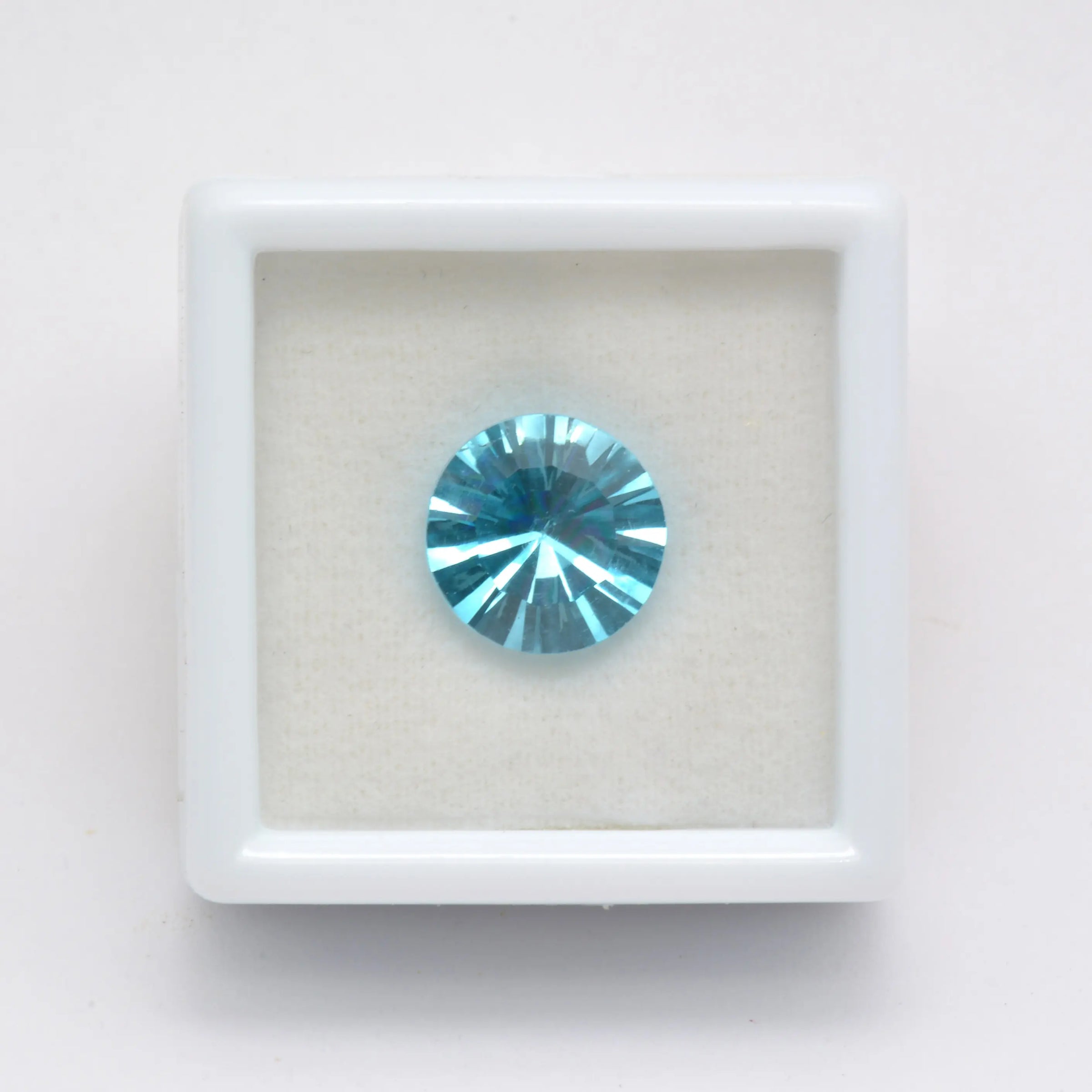 Topaze Bleue Ronde 3,67 ct