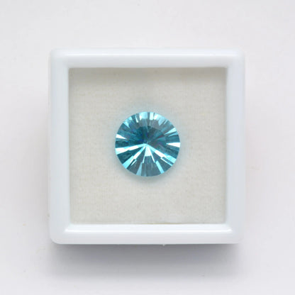 Topaze Bleue Ronde 3,67 ct