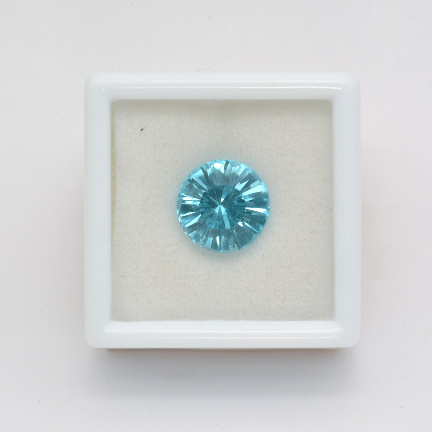 Topaze Bleue Ronde 3,90 ct