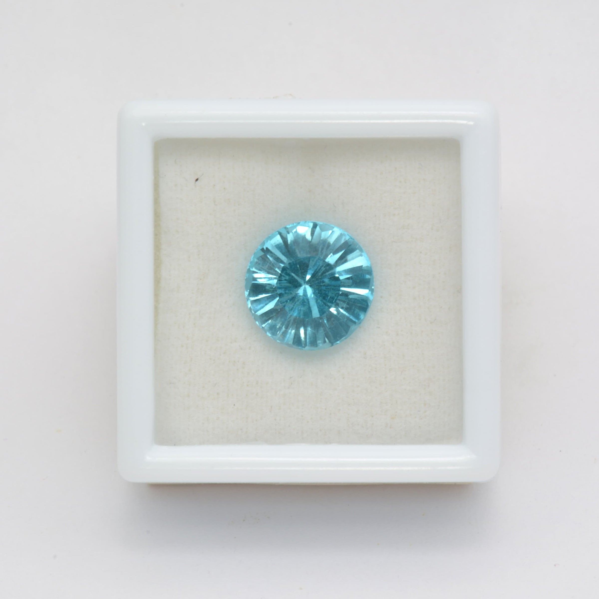 Topaze Bleue Ronde 3,90 ct