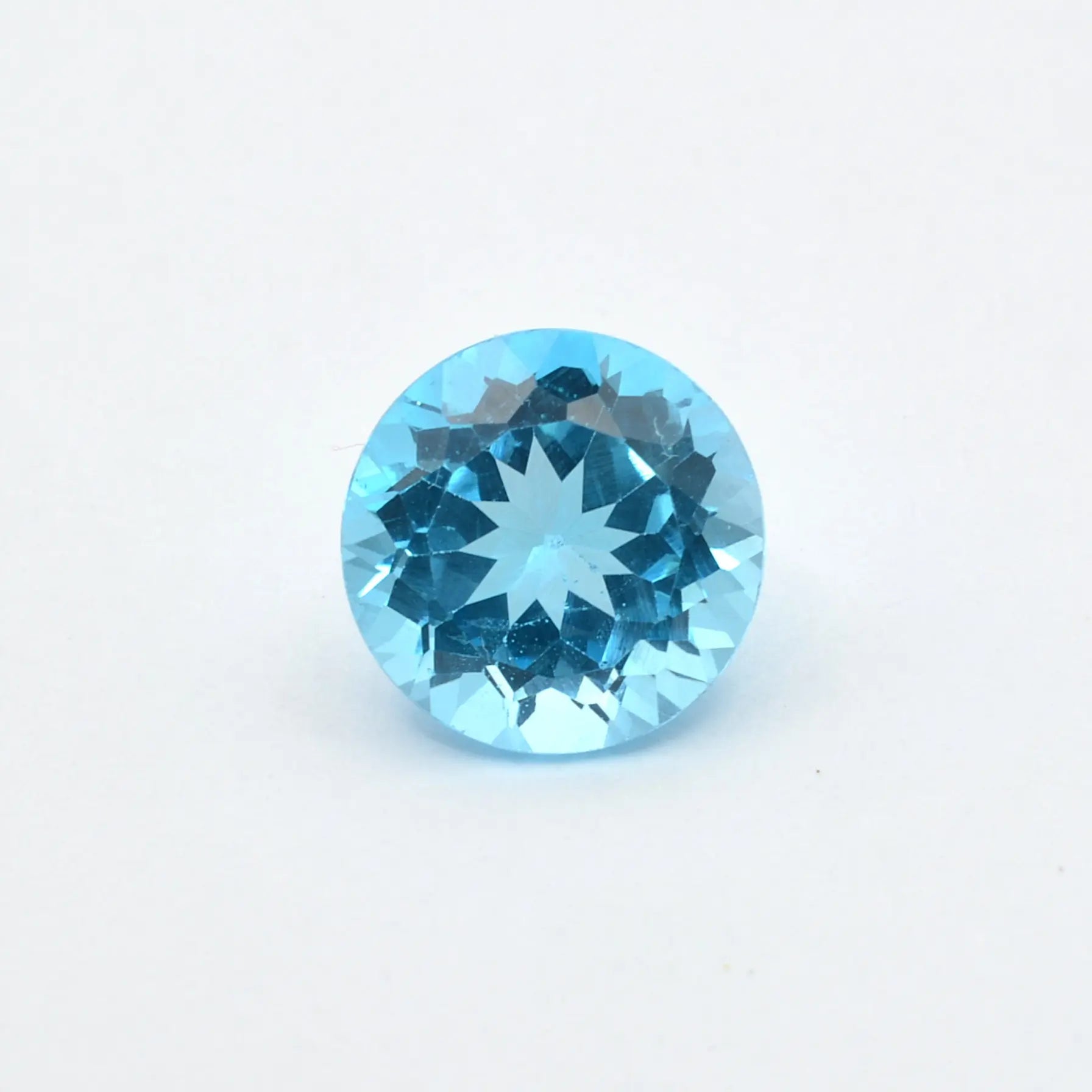 Topaze Bleue Ronde 4,70ct