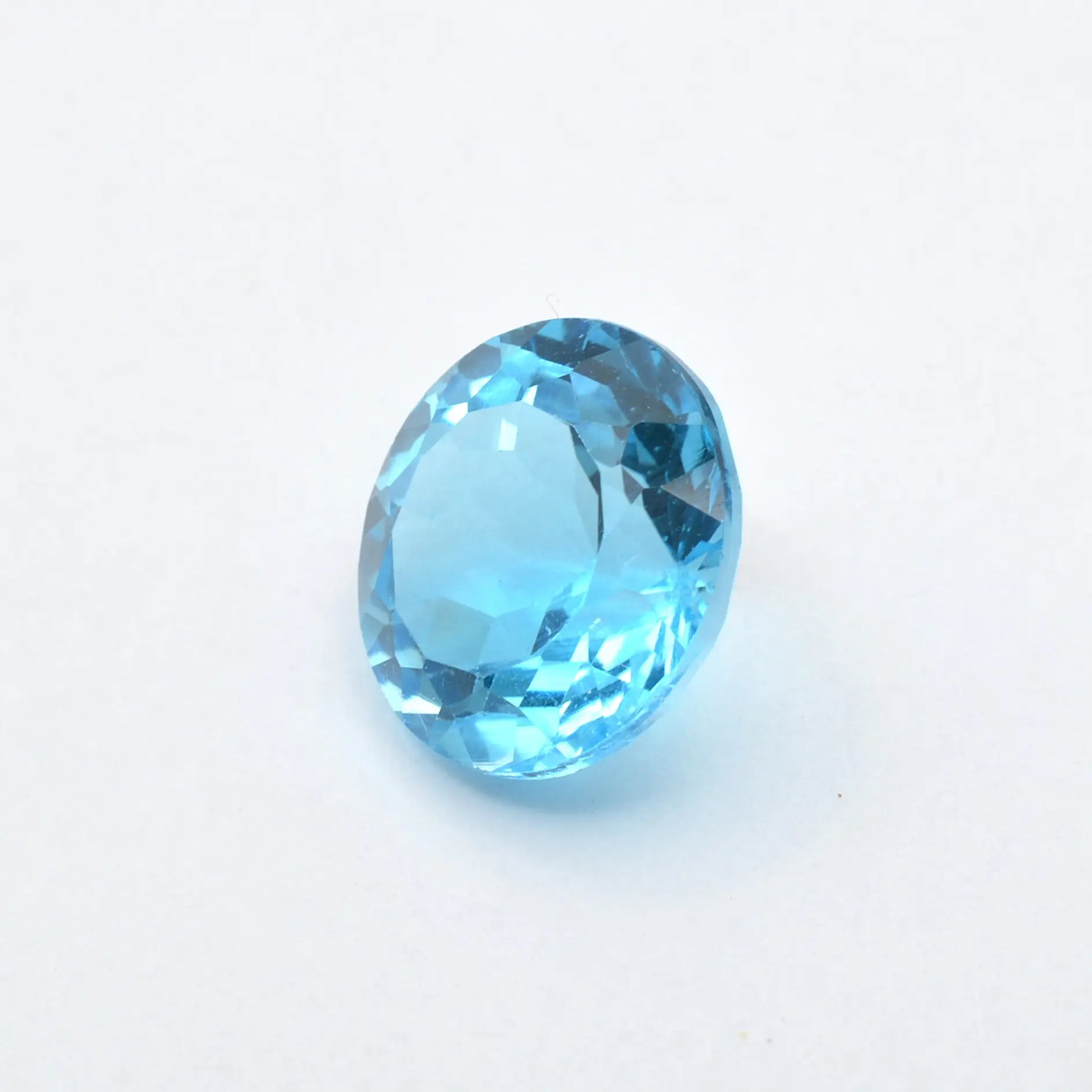 Topaze Bleue Ronde 4,70ct - 