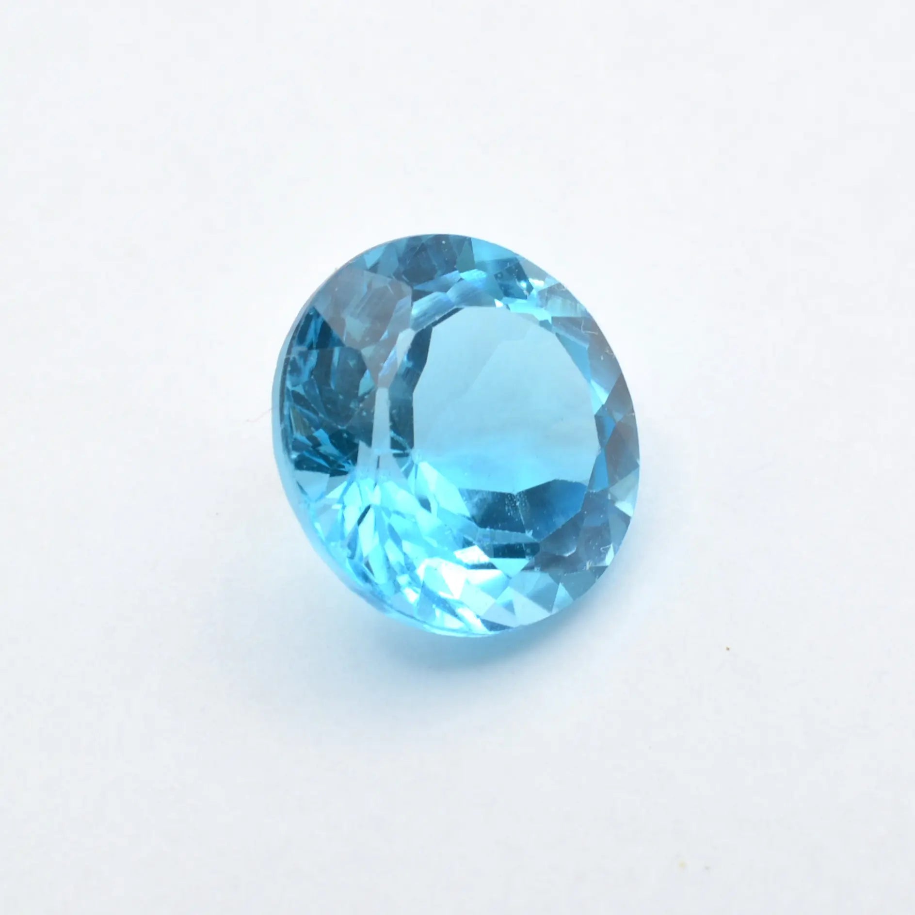 Topaze Bleue Ronde 4,70ct