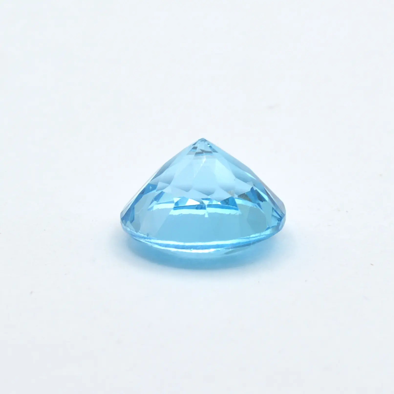 Topaze Bleue Ronde 4,70ct - 