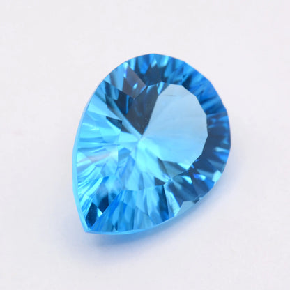Topaze Bleue Poire 8,83 ct