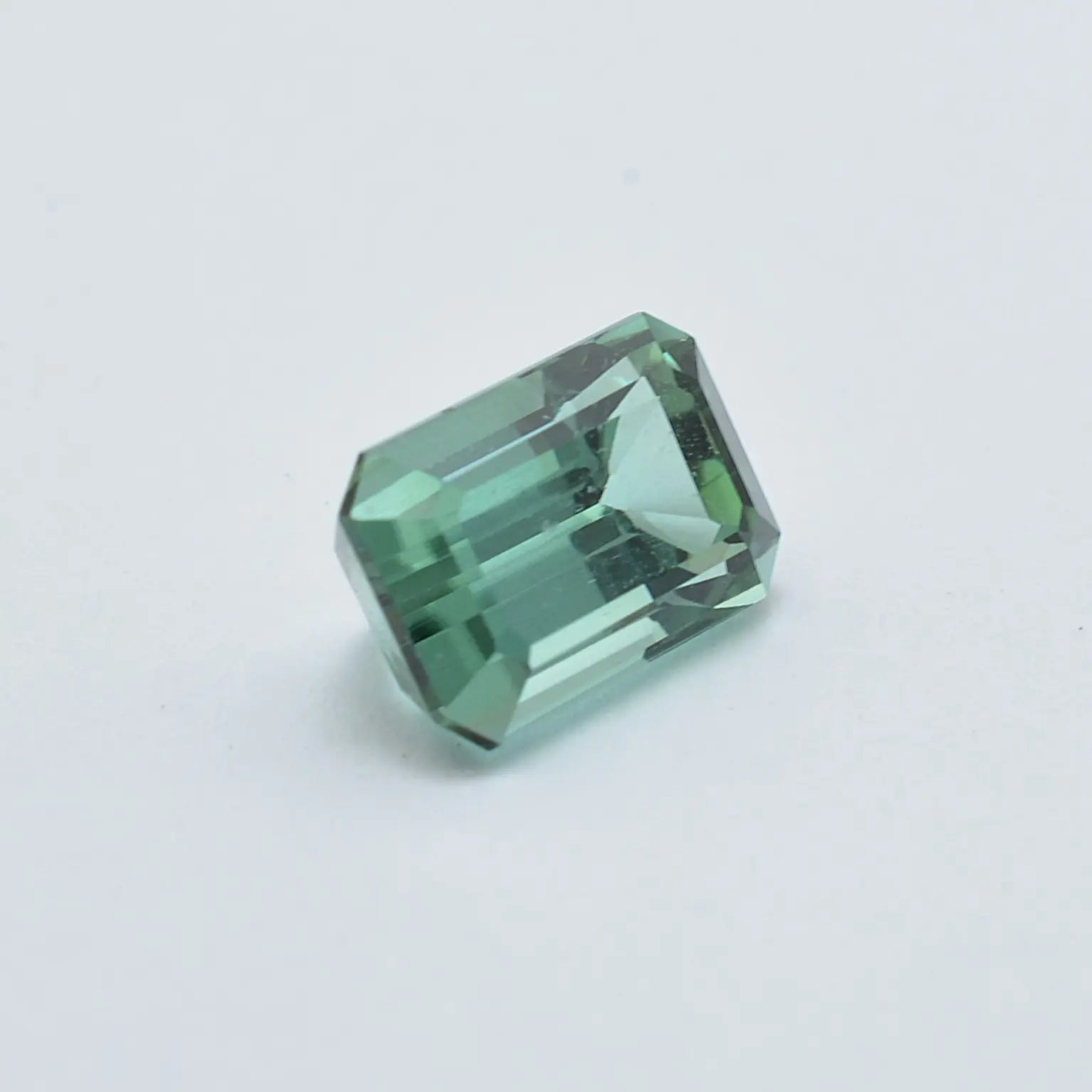 Tourmaline Bleu - Vert Rectangle 1,50ct - 