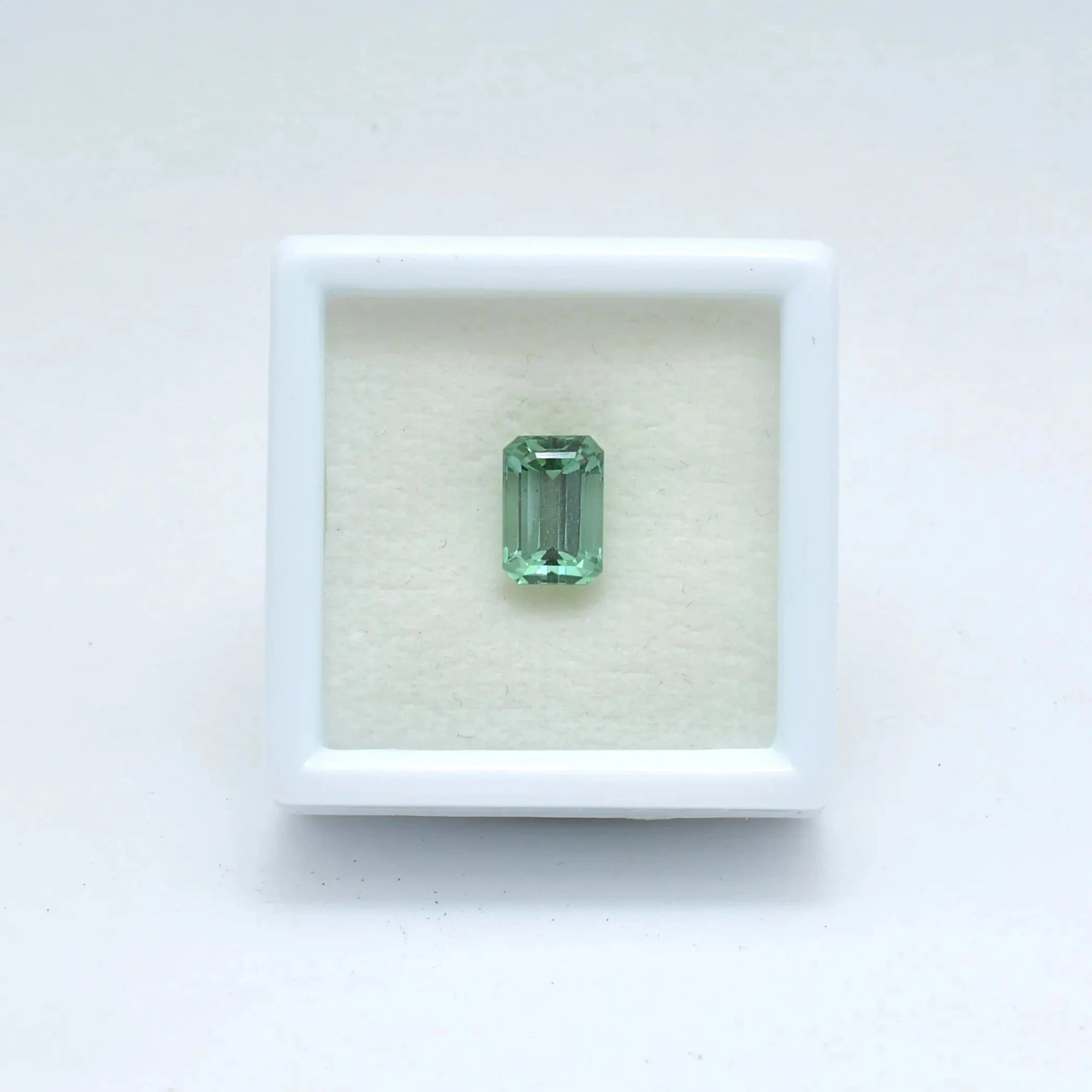 Tourmaline Bleu - Vert Rectangle 1,50ct - 