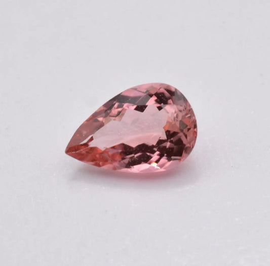 Tourmaline Rose Poire 1,09ct - pierre précieuse - gemme