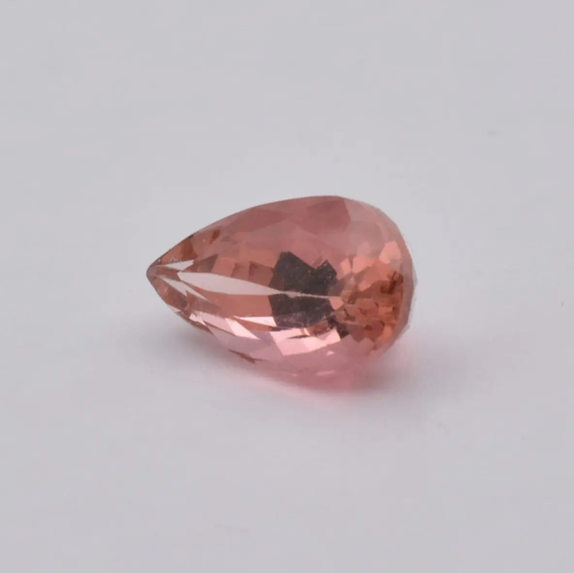 Pierre taillée Tourmaline Rose Poire 1,34ct 