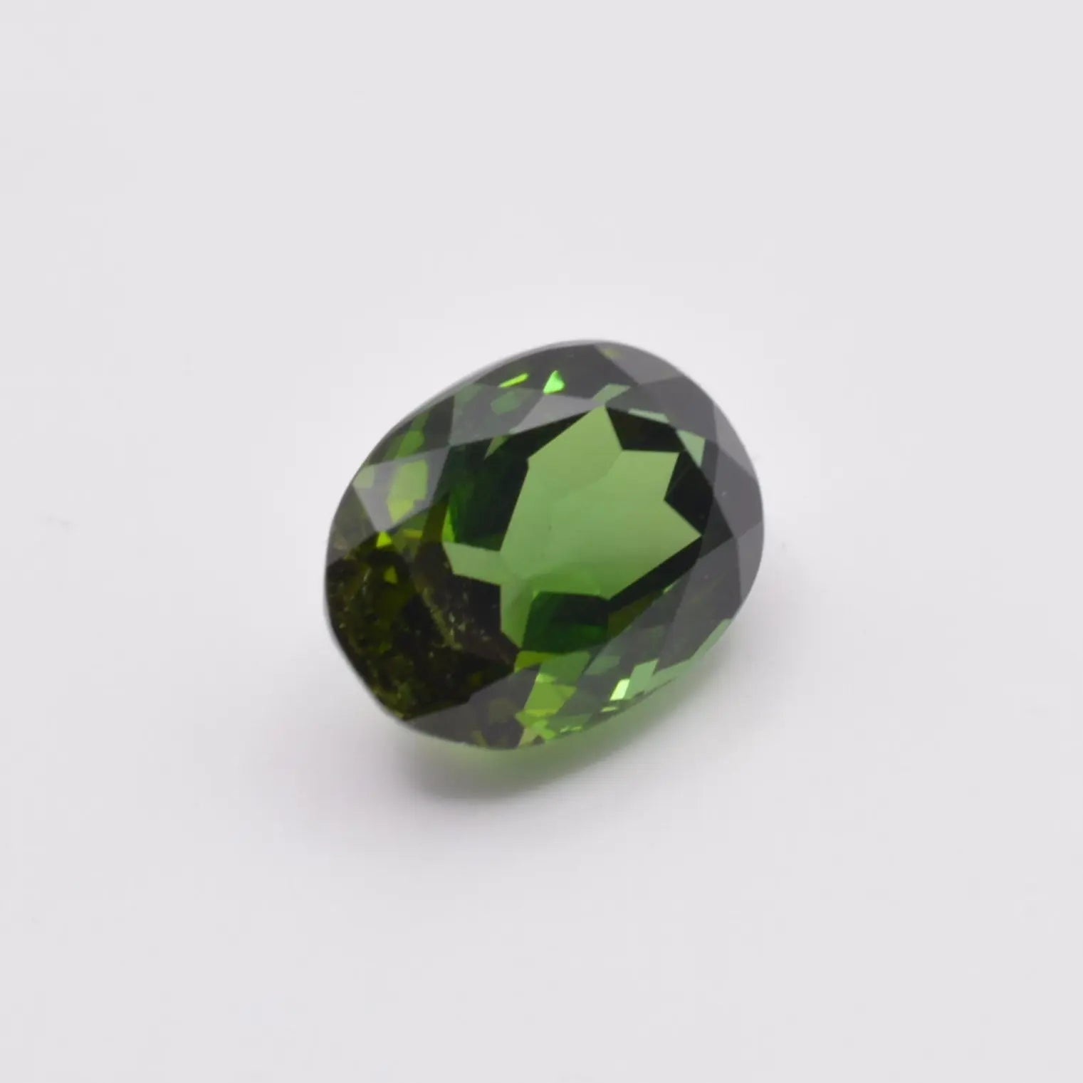 Pierre taillée Tourmaline Verte Ovale 1,18ct 