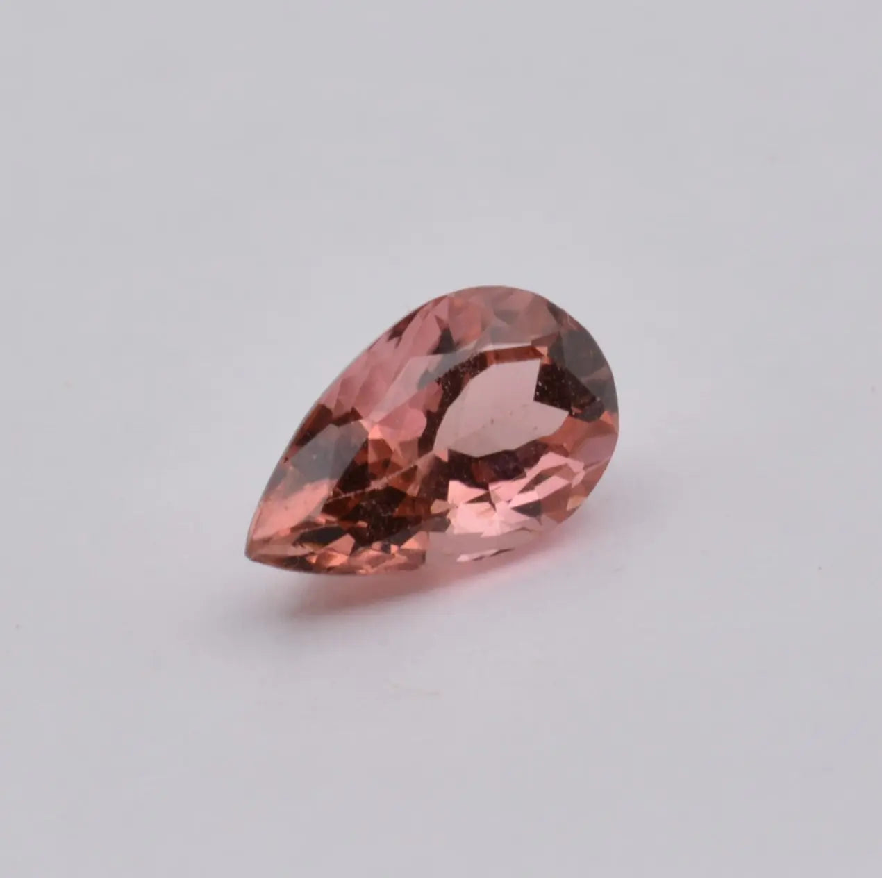 Pierre taillée Tourmaline Rose Poire 1,34ct 