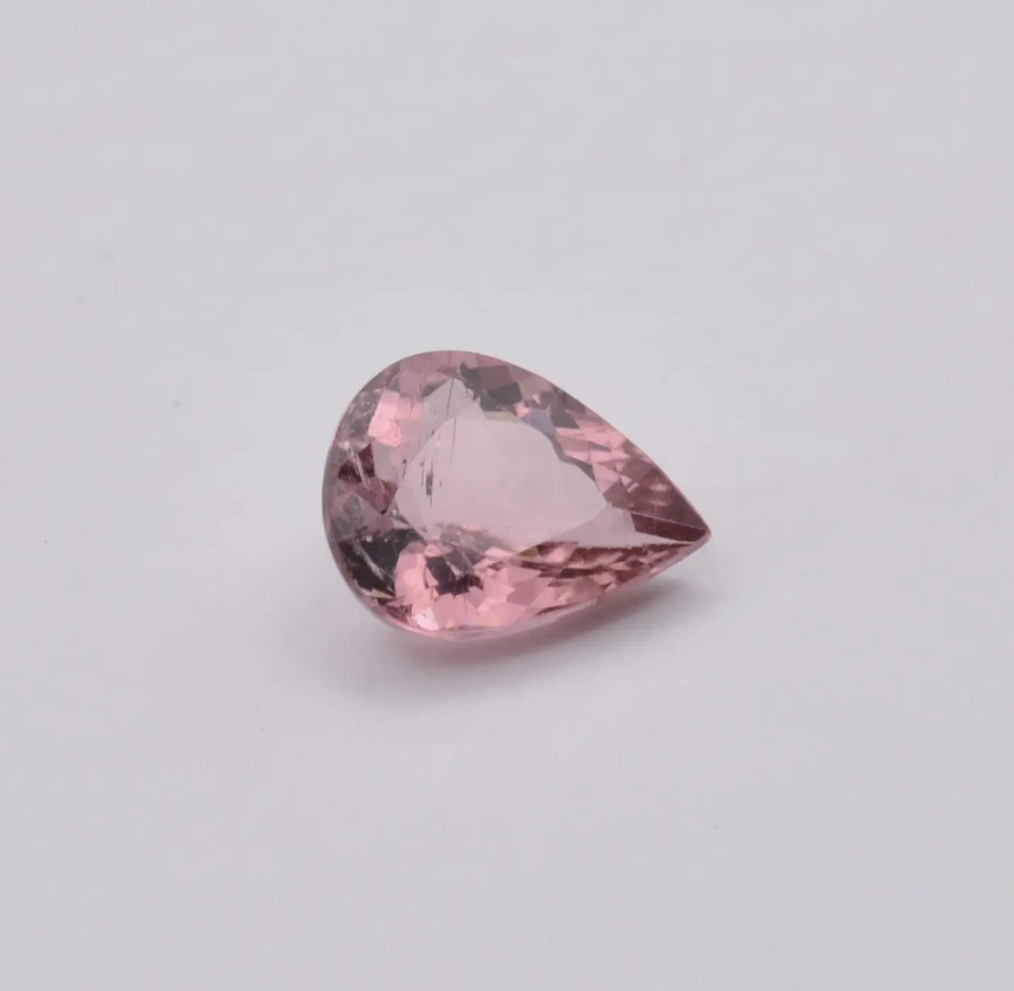 Pierre taillée Tourmaline Rose Poire 3,14ct 