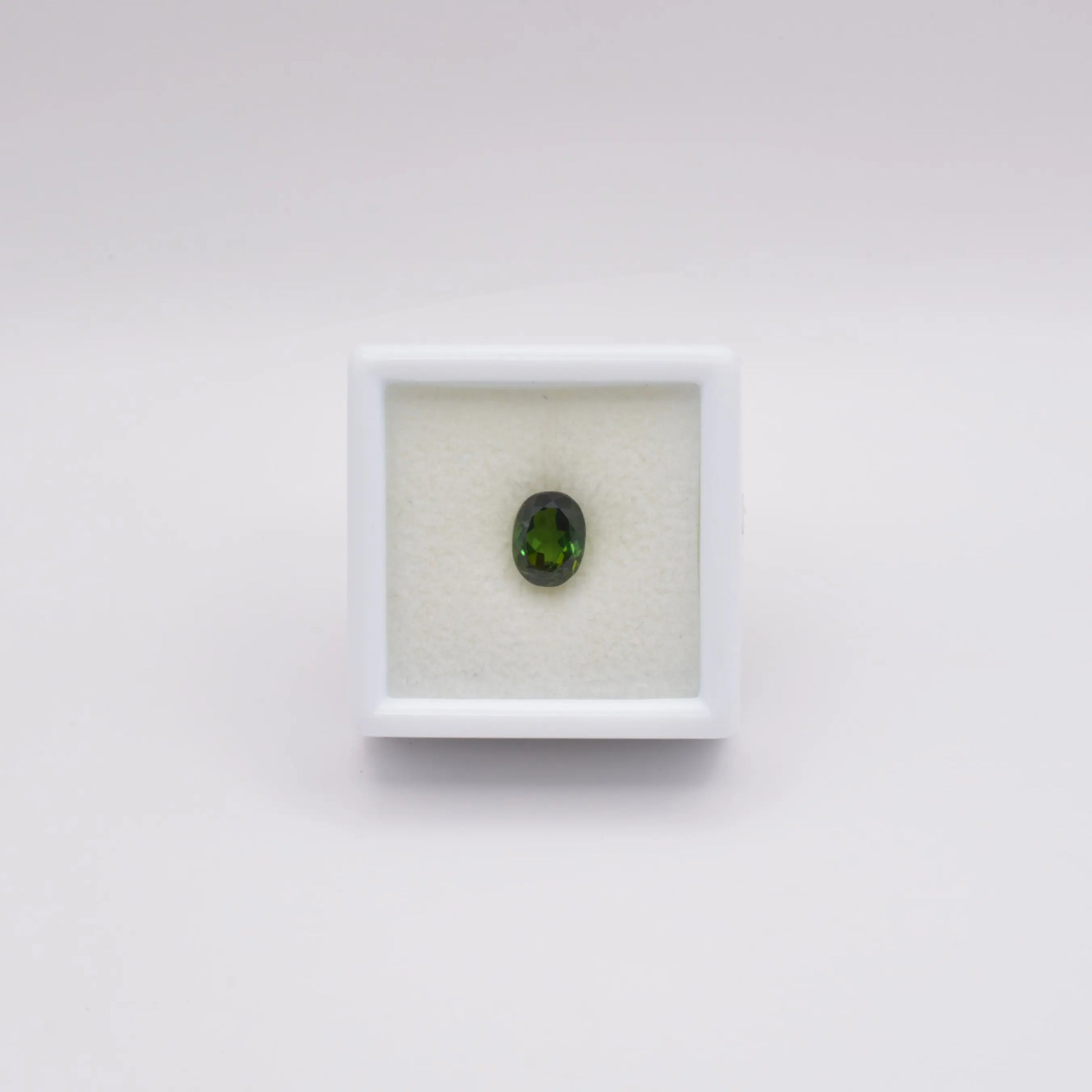 Pierre taillée Tourmaline Verte Ovale 1,18ct 