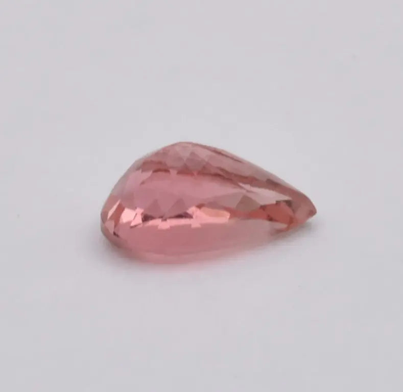 Pierre taillée Tourmaline Rose Poire 1,34ct 