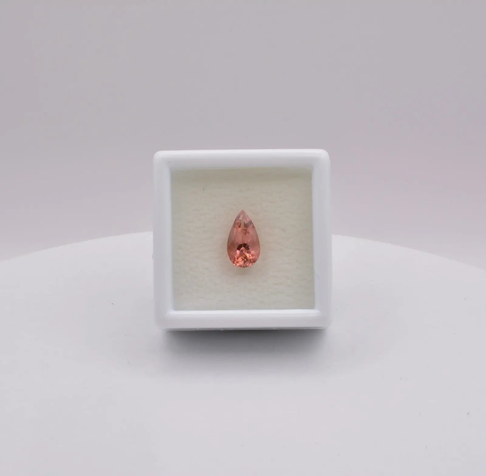 Pierre taillée Tourmaline Rose Poire 1,34ct 