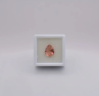 Tourmaline Rose Poire 2,64ct - pierre précieuse - gemme