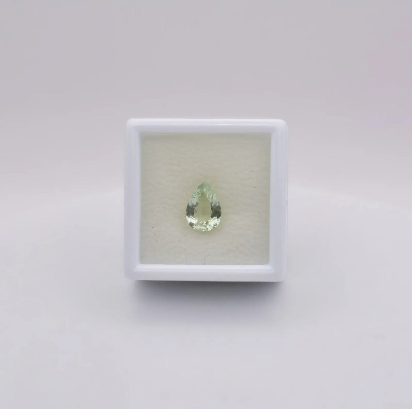 Tourmaline Verte Poire 1,23ct - pierre précieuse - gemme