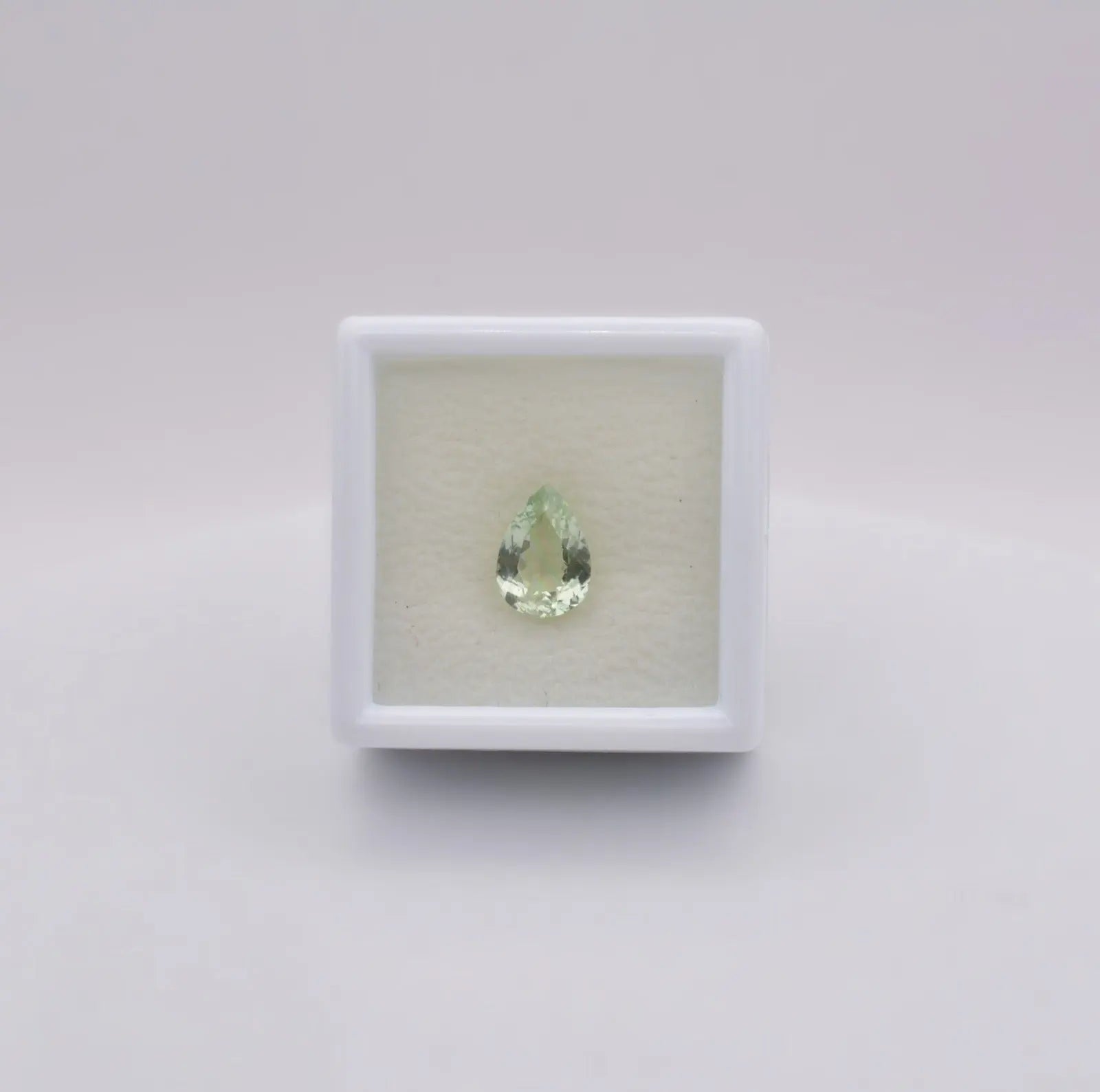 Tourmaline Verte Poire 1,23ct - pierre précieuse - gemme