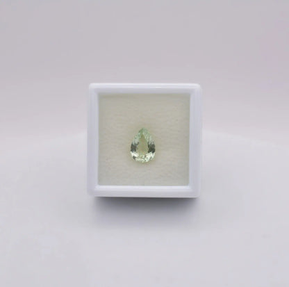 Tourmaline Verte Poire 1,23ct - pierre précieuse - gemme