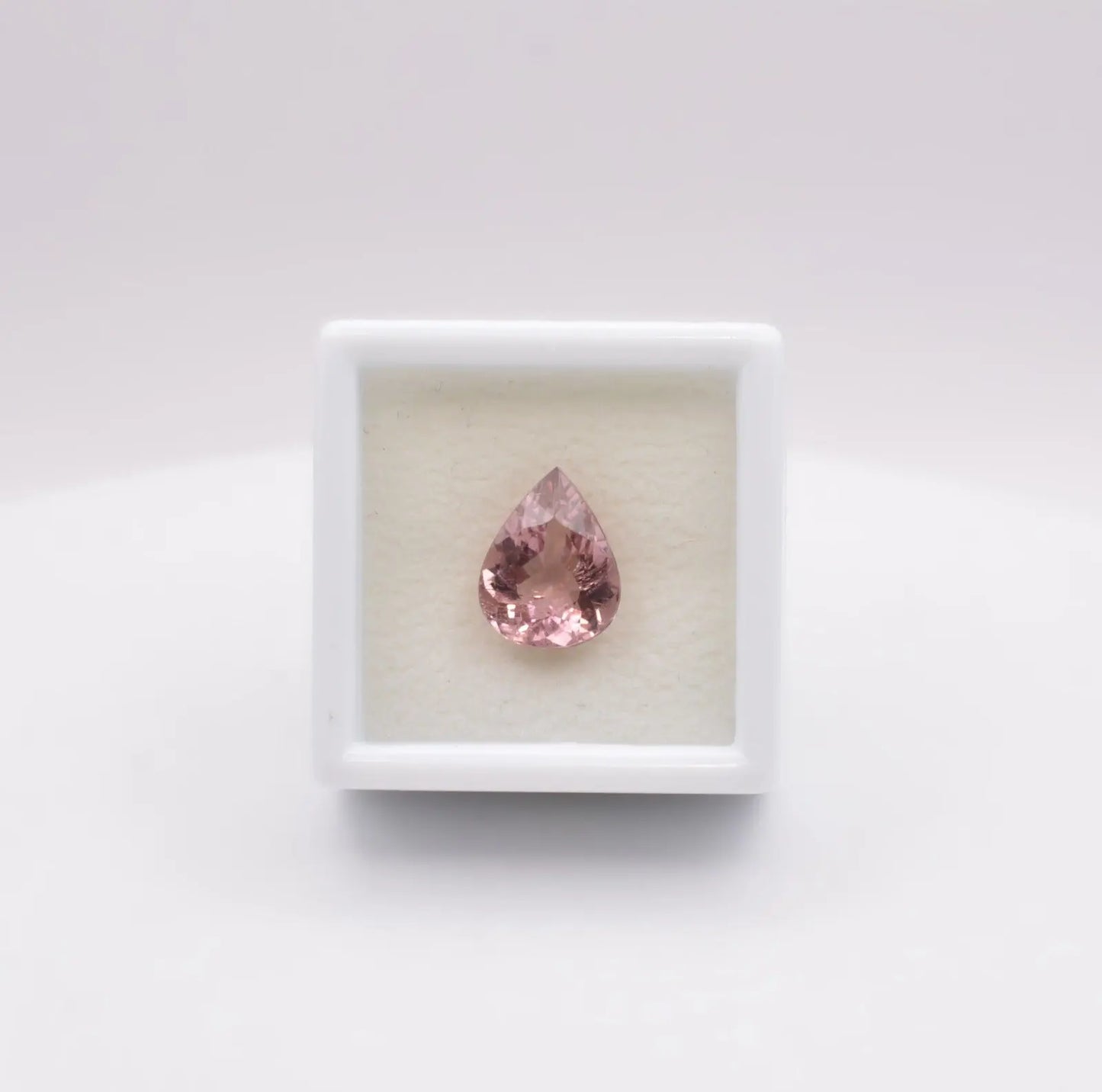 Tourmaline Rose Poire 3,14ct - pierre précieuse - gemme