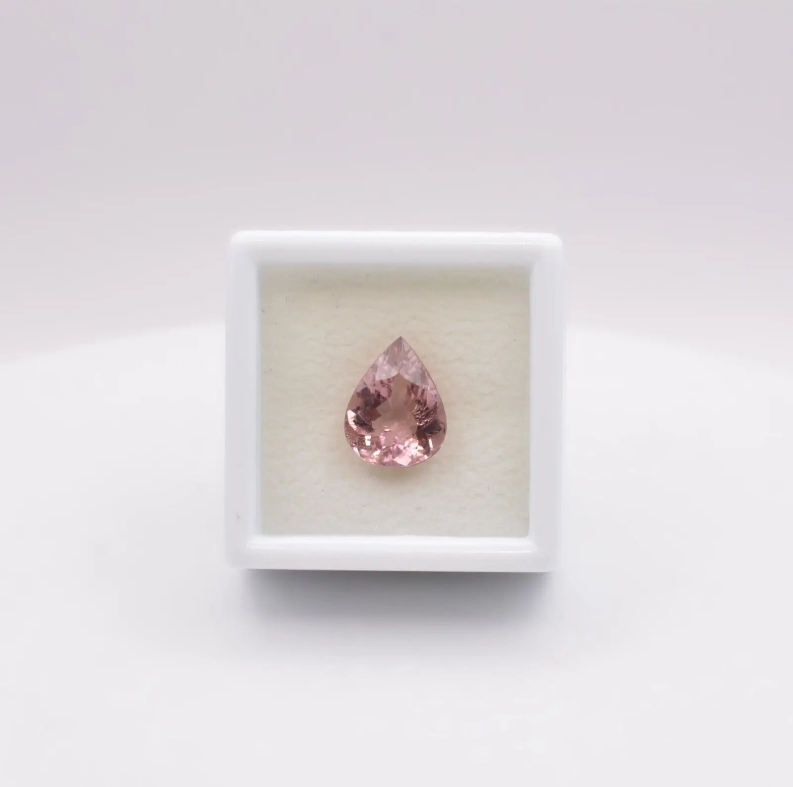 Tourmaline Rose Poire 3,14ct - pierre précieuse - gemme
