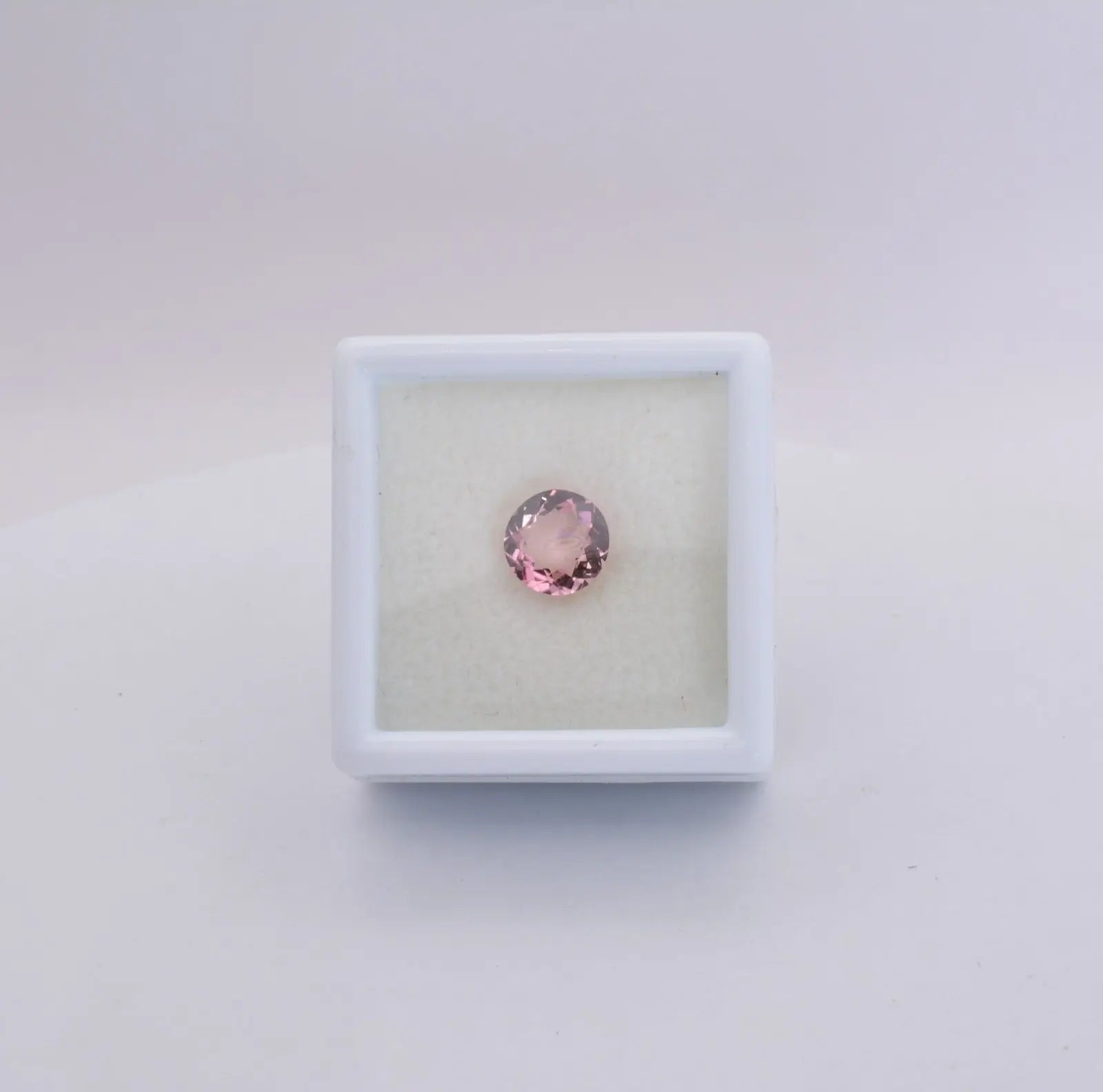 Tourmaline Rose Ronde 1,07ct - pierre précieuse - gemme