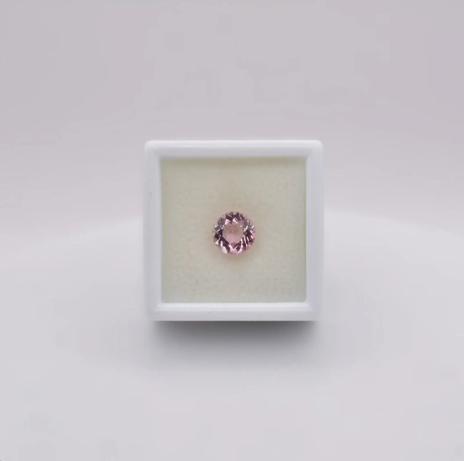 Pierre taillée Tourmaline Rose Ronde 1,20ct 