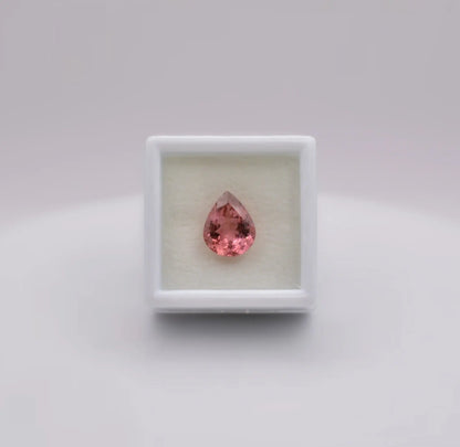 Tourmaline Rose Poire 2,79ct - pierre précieuse - gemme