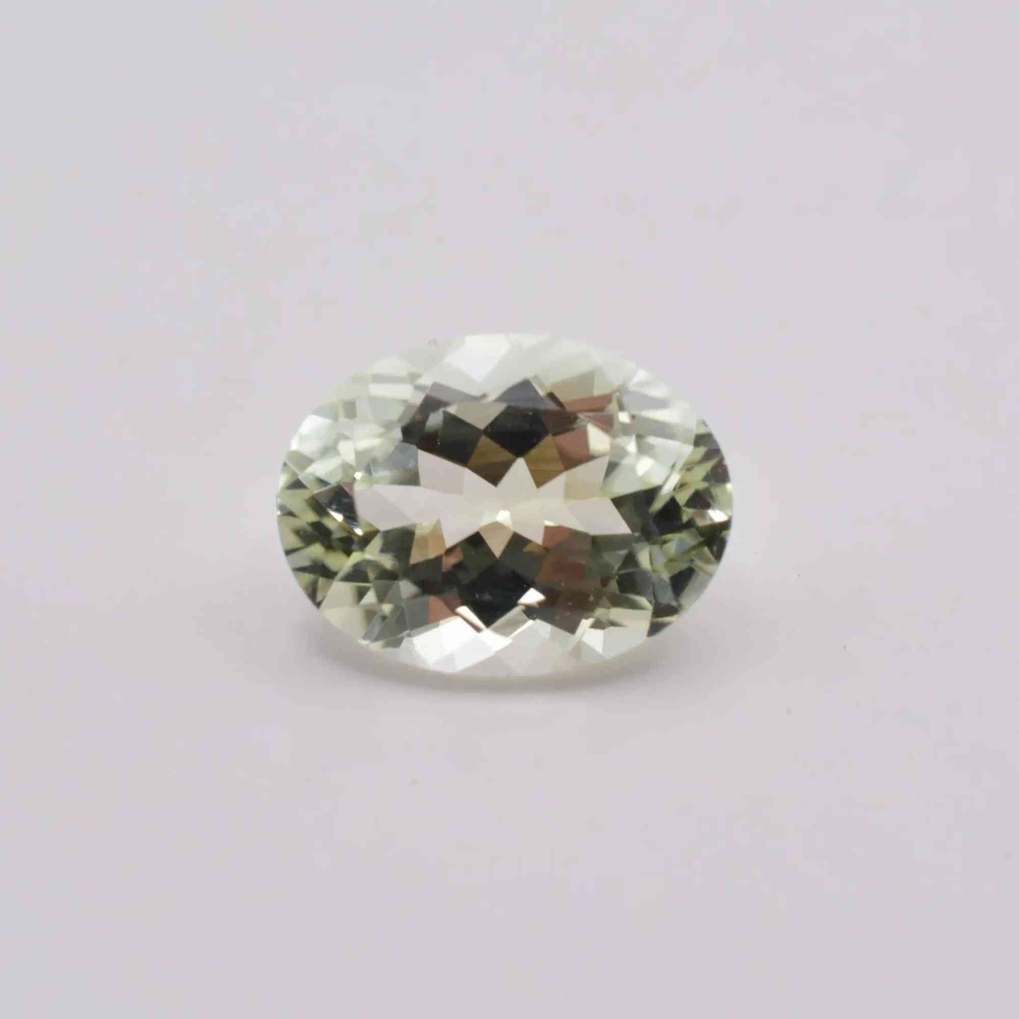 Pierre taillée Tourmaline Ovale Jaune 1,31ct 