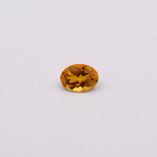 Tourmaline jaune ovale 0,71 ct
