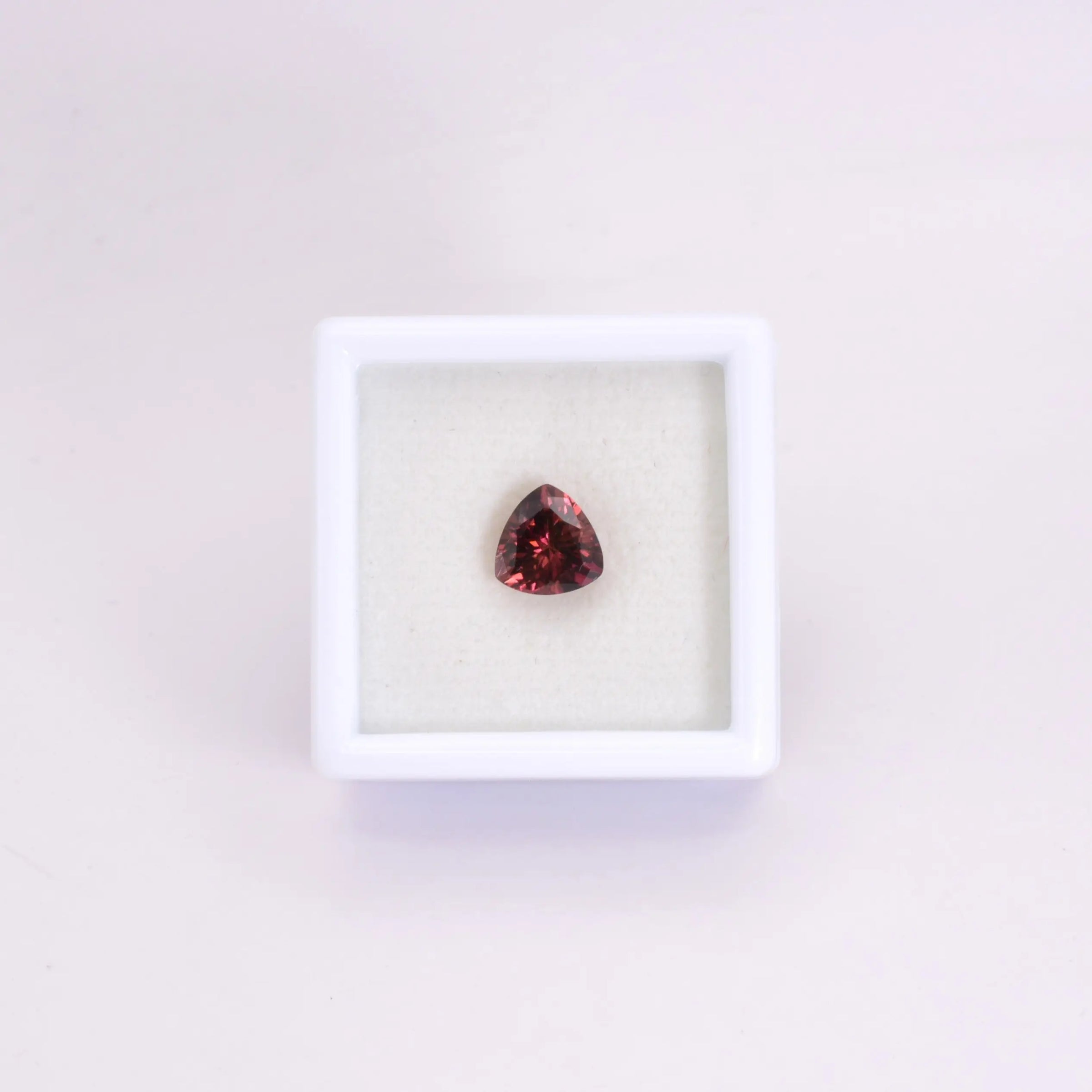 Pierre taillée Tourmaline Rose Trillion 1,20ct 