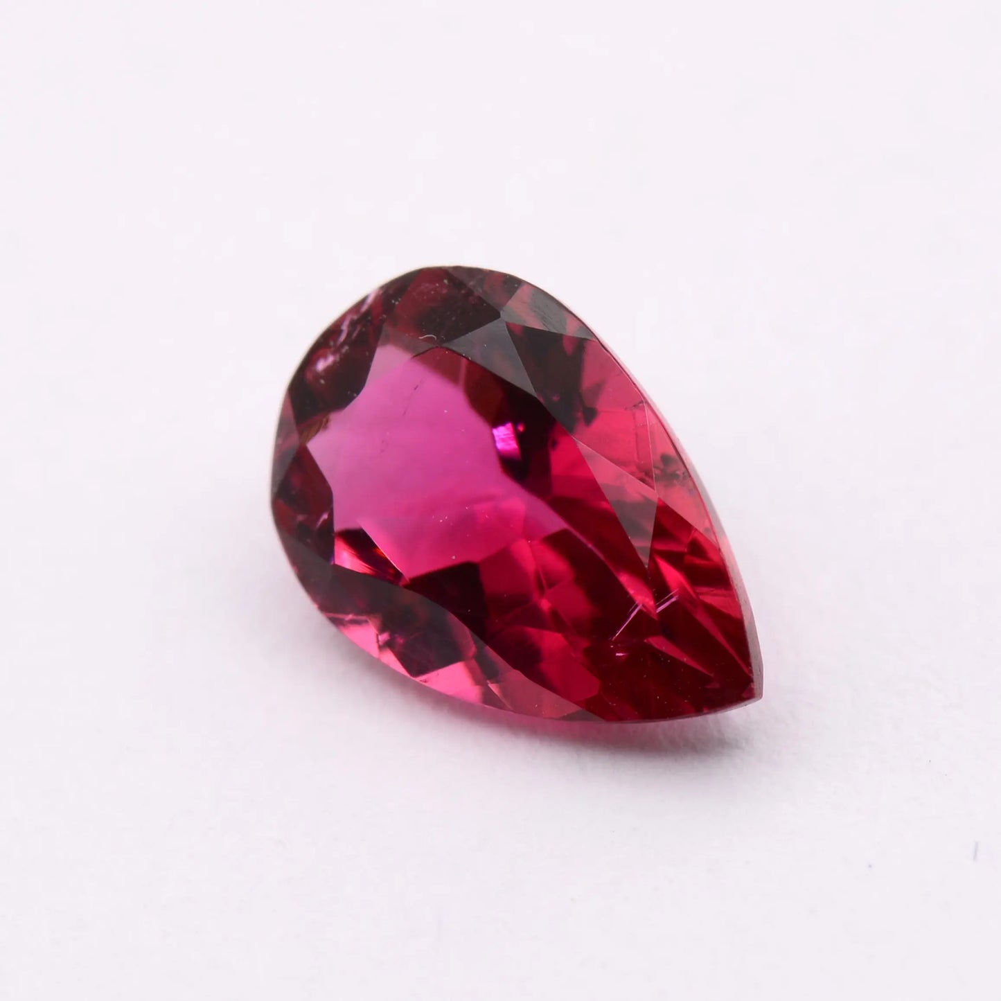 Tourmaline rose poire 1,38ct