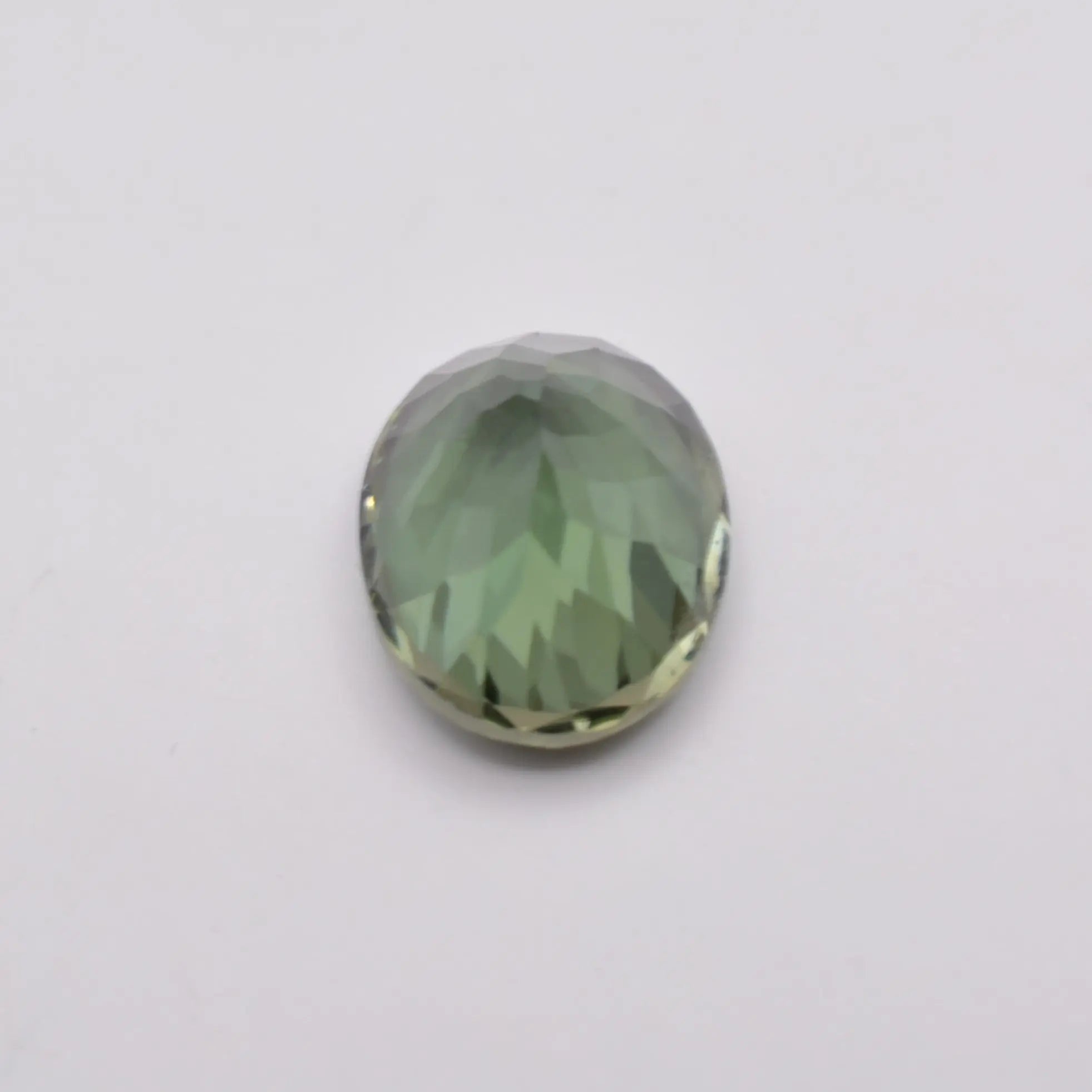 Pierre taillée Tourmaline Verte Ovale 1,30ct 