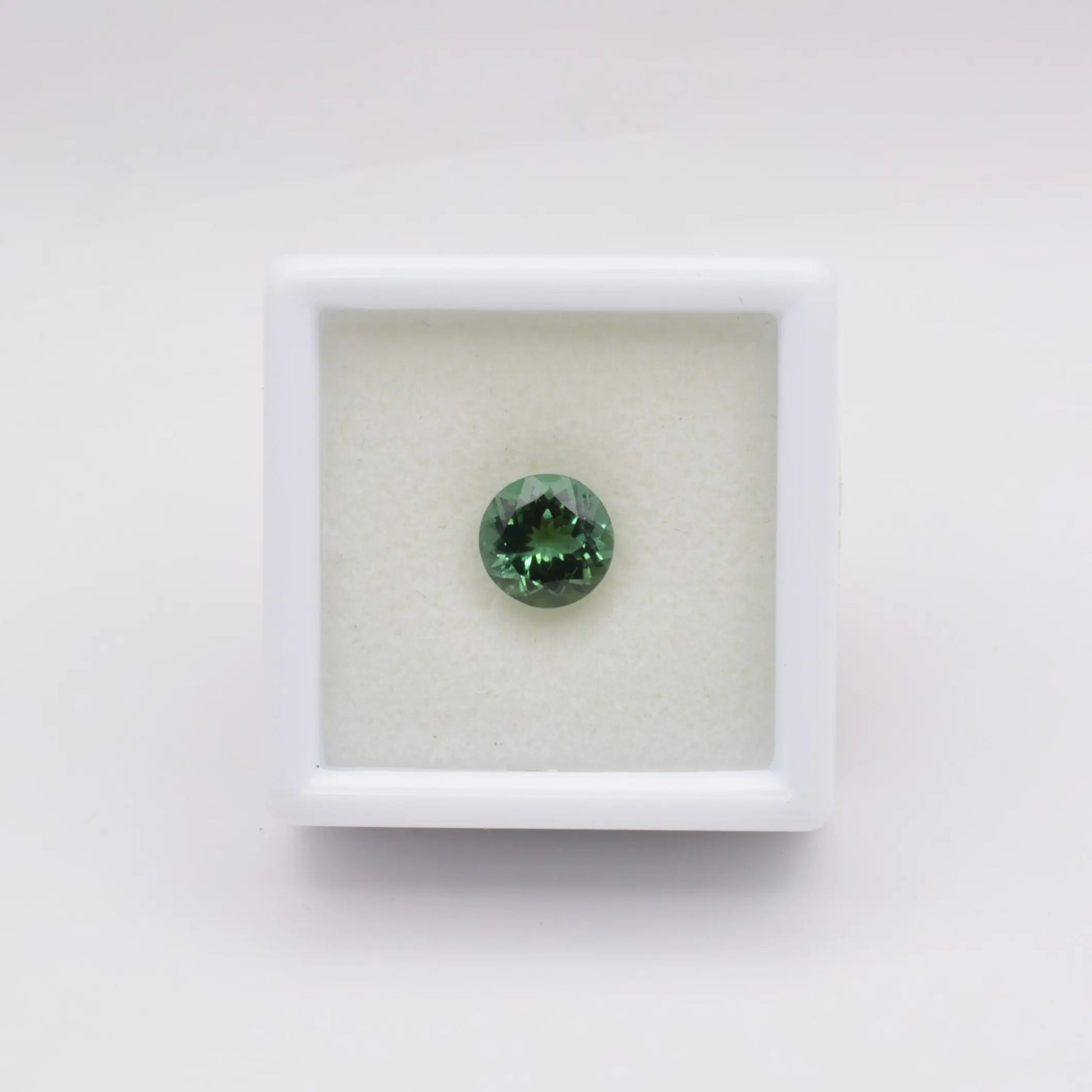 Tourmaline Verte Ronde 1,30ct - pierre précieuse - gemme