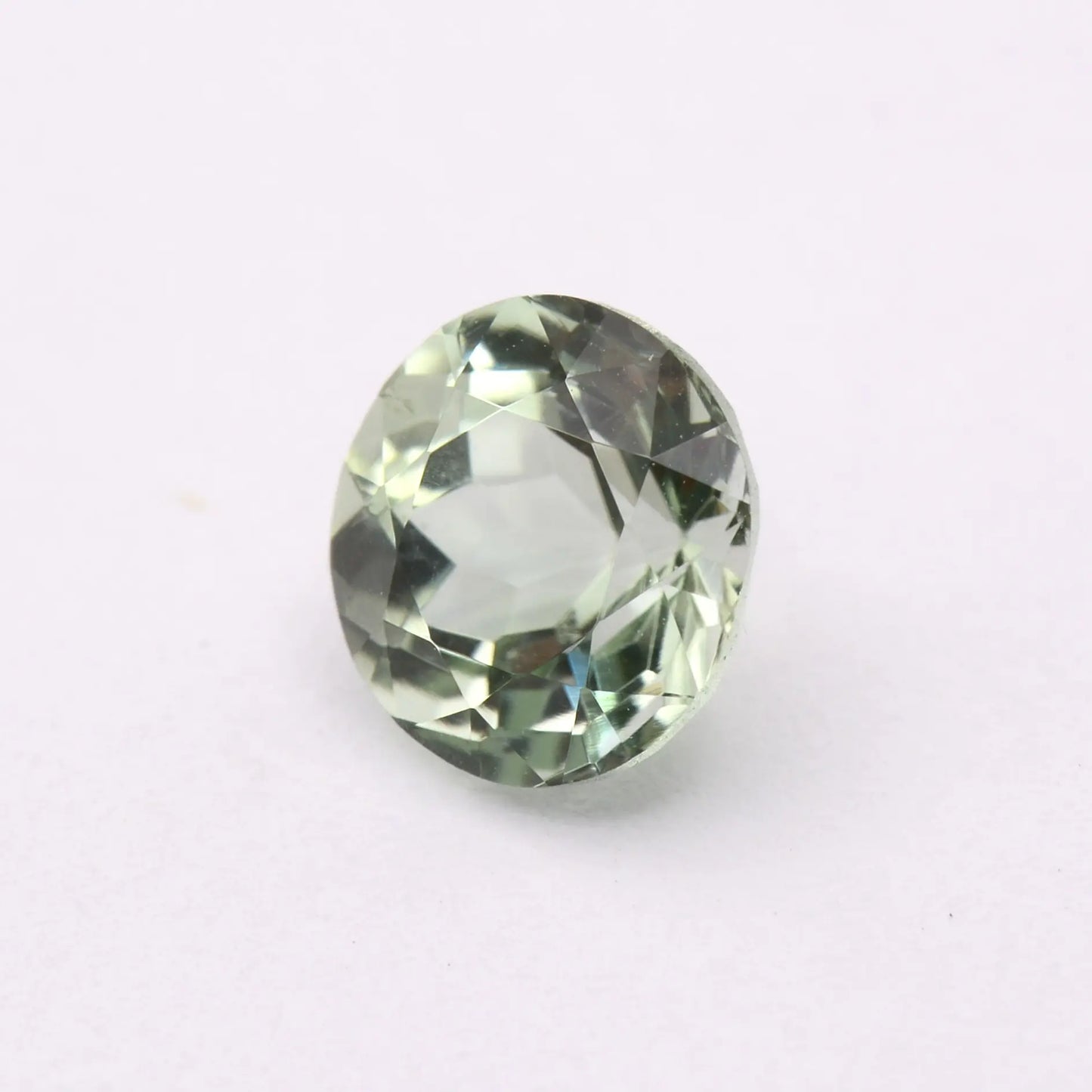 Tourmaline verte ronde 1,37 ct