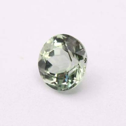 Tourmaline verte ronde 1,37 ct