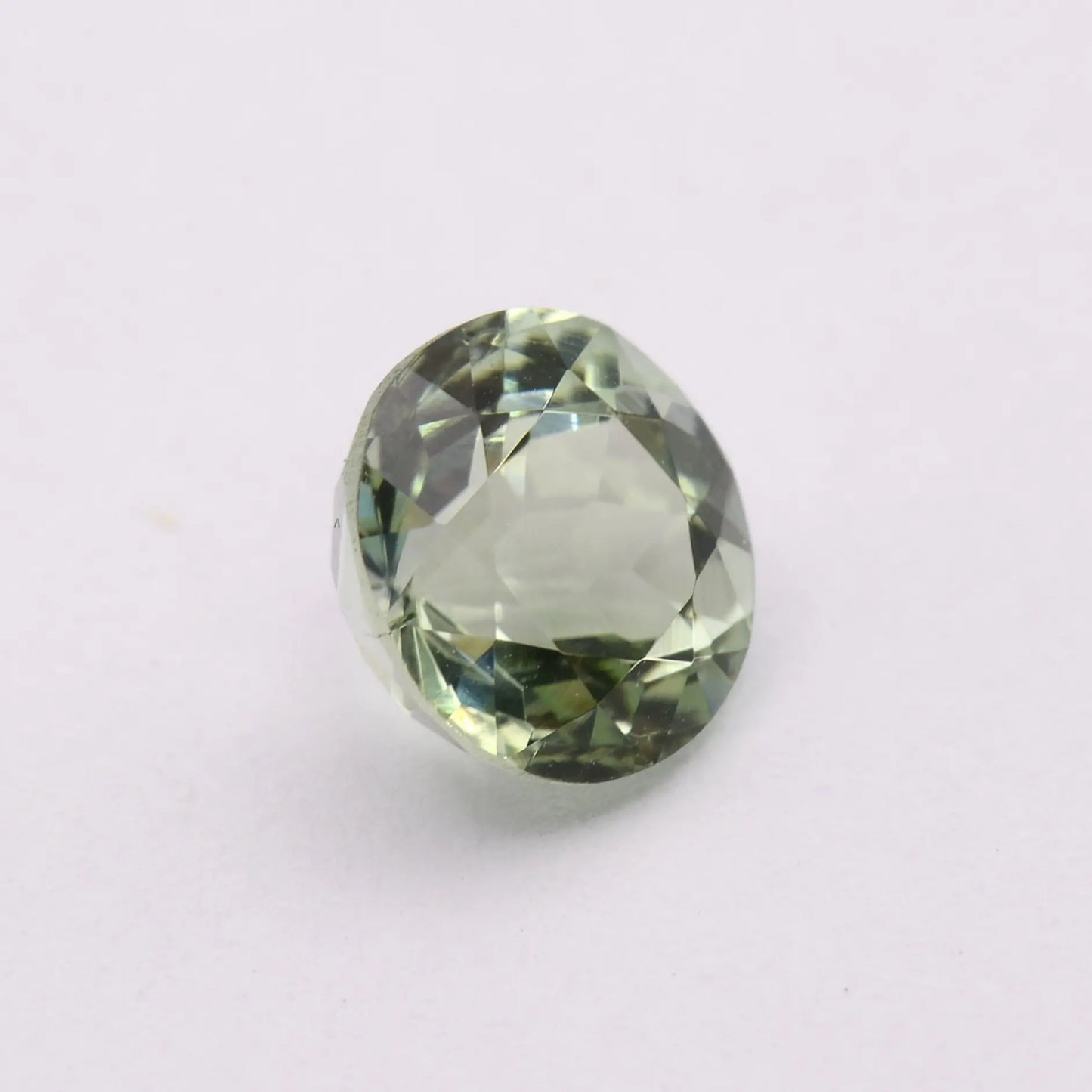 Tourmaline verte ronde 1,37 ct