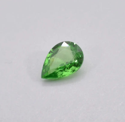 Grenat Tsavorite Poire Vert 0,54ct - pierre précieuse - gemme