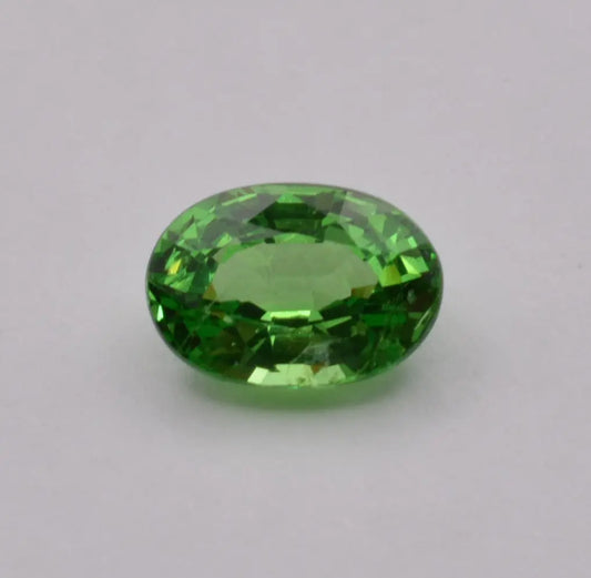 Grenat Tsavorite Ovale Vert 0,82ct - pierre précieuse - gemme