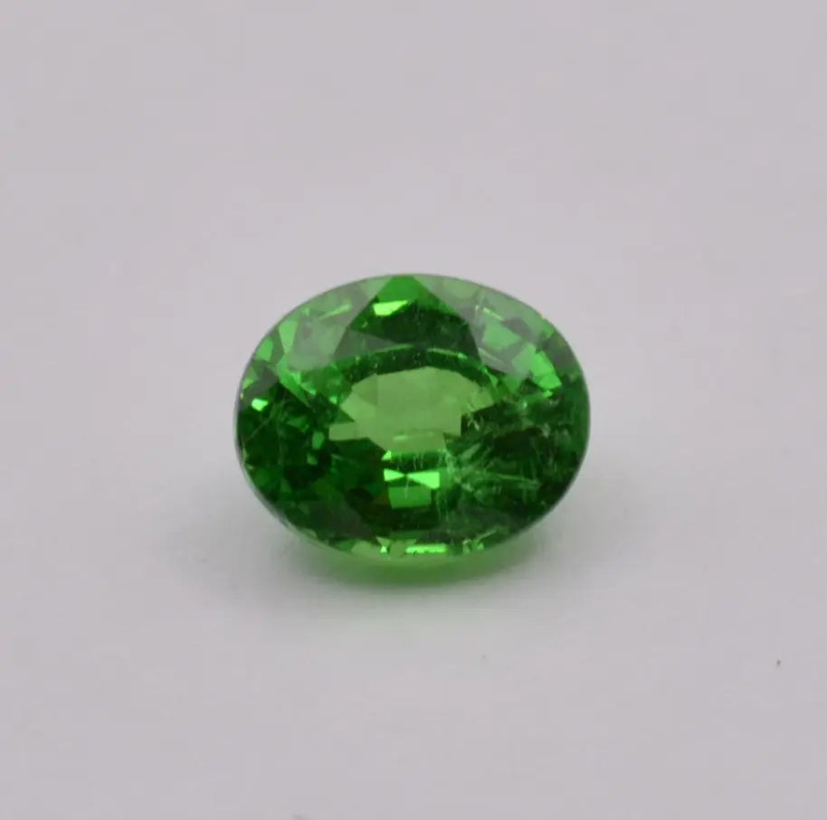 Pierre taillée Grenat Tsavorite Ovale Vert 0,69ct