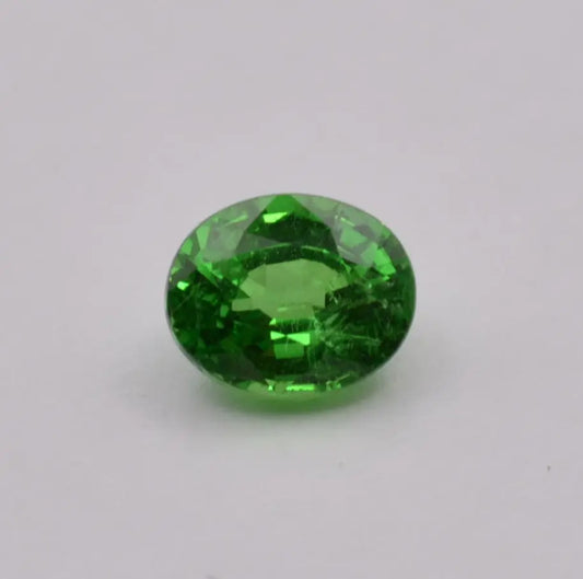 Grenat Tsavorite Ovale Vert 0,69ct - pierre précieuse - gemme