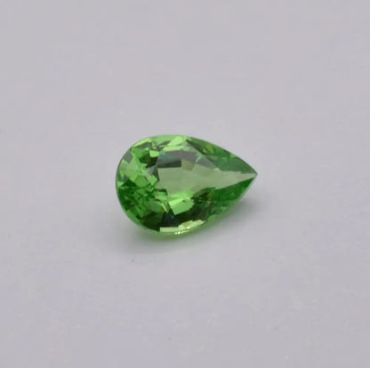 Grenat Tsavorite Poire Vert 0,60ct - pierre précieuse - gemme