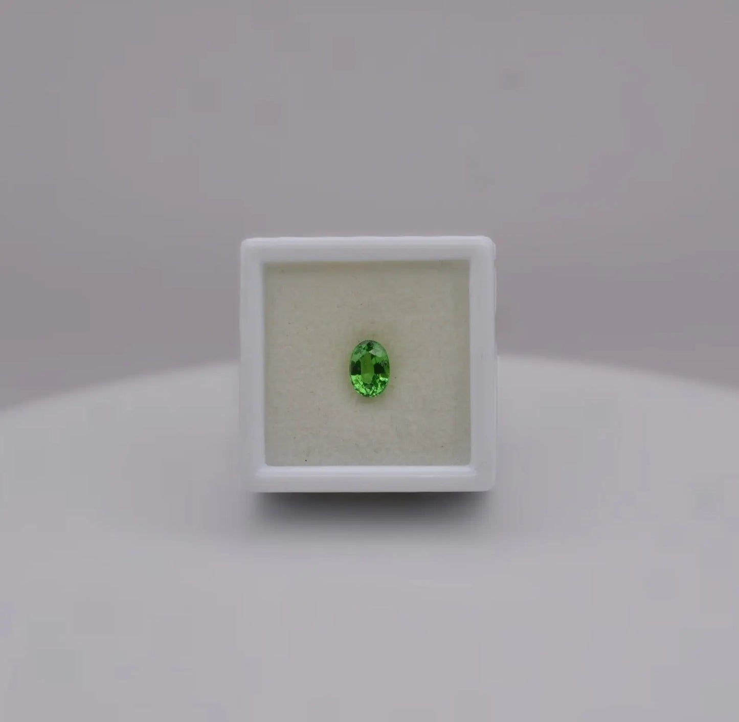 Grenat Tsavorite Ovale Vert 0,82ct - pierre précieuse - gemme