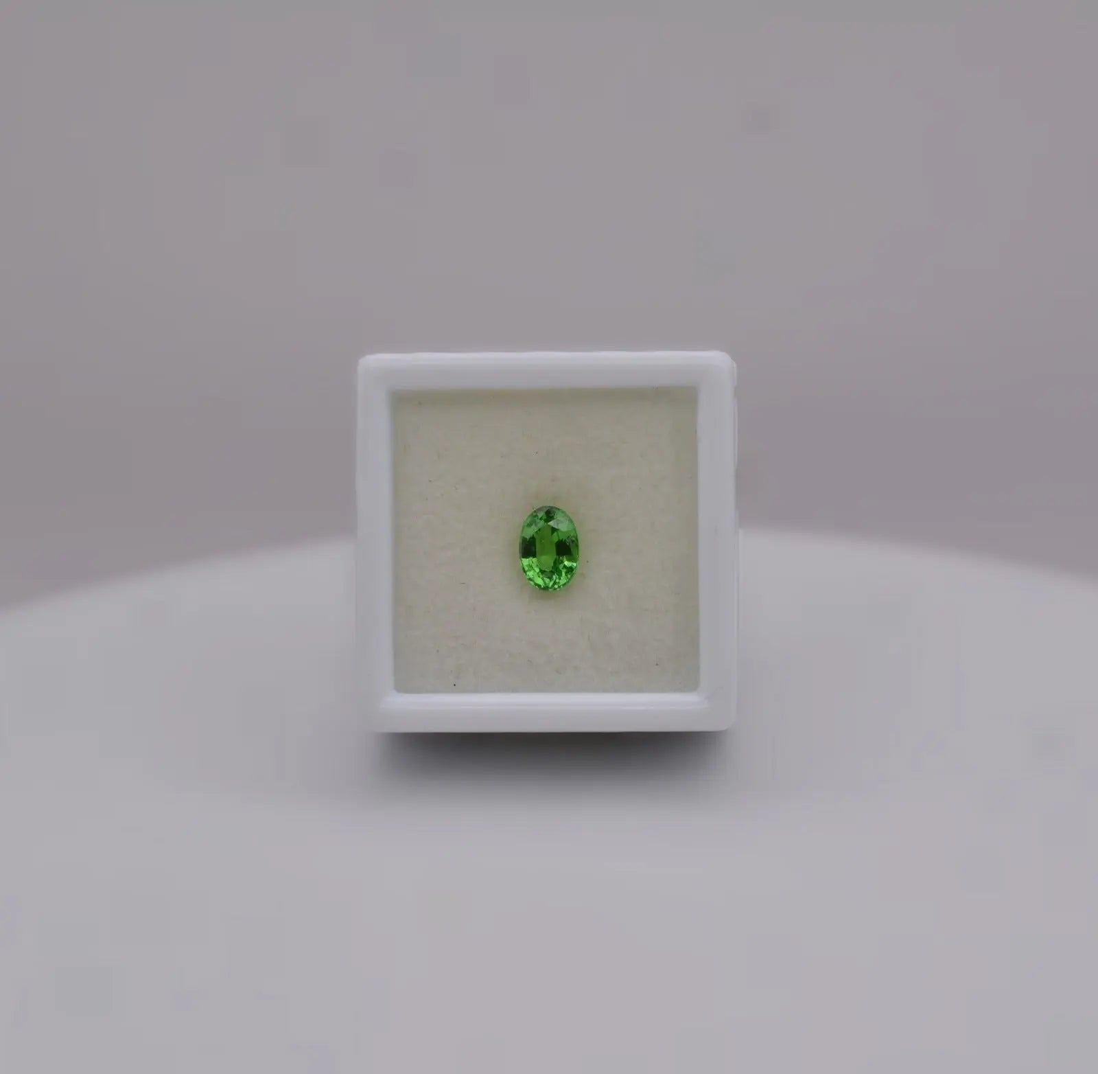 Grenat Tsavorite Ovale Vert 0,82ct - pierre précieuse - gemme