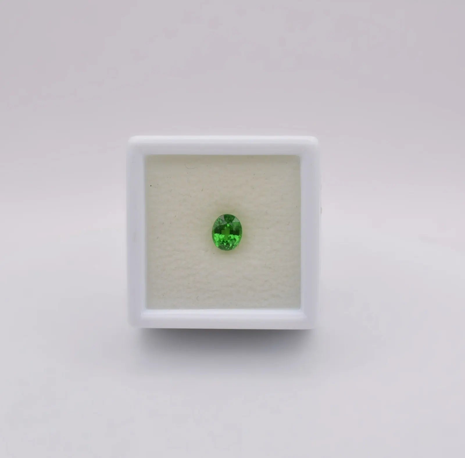 Pierre taillée Grenat Tsavorite Ovale Vert 0,69ct