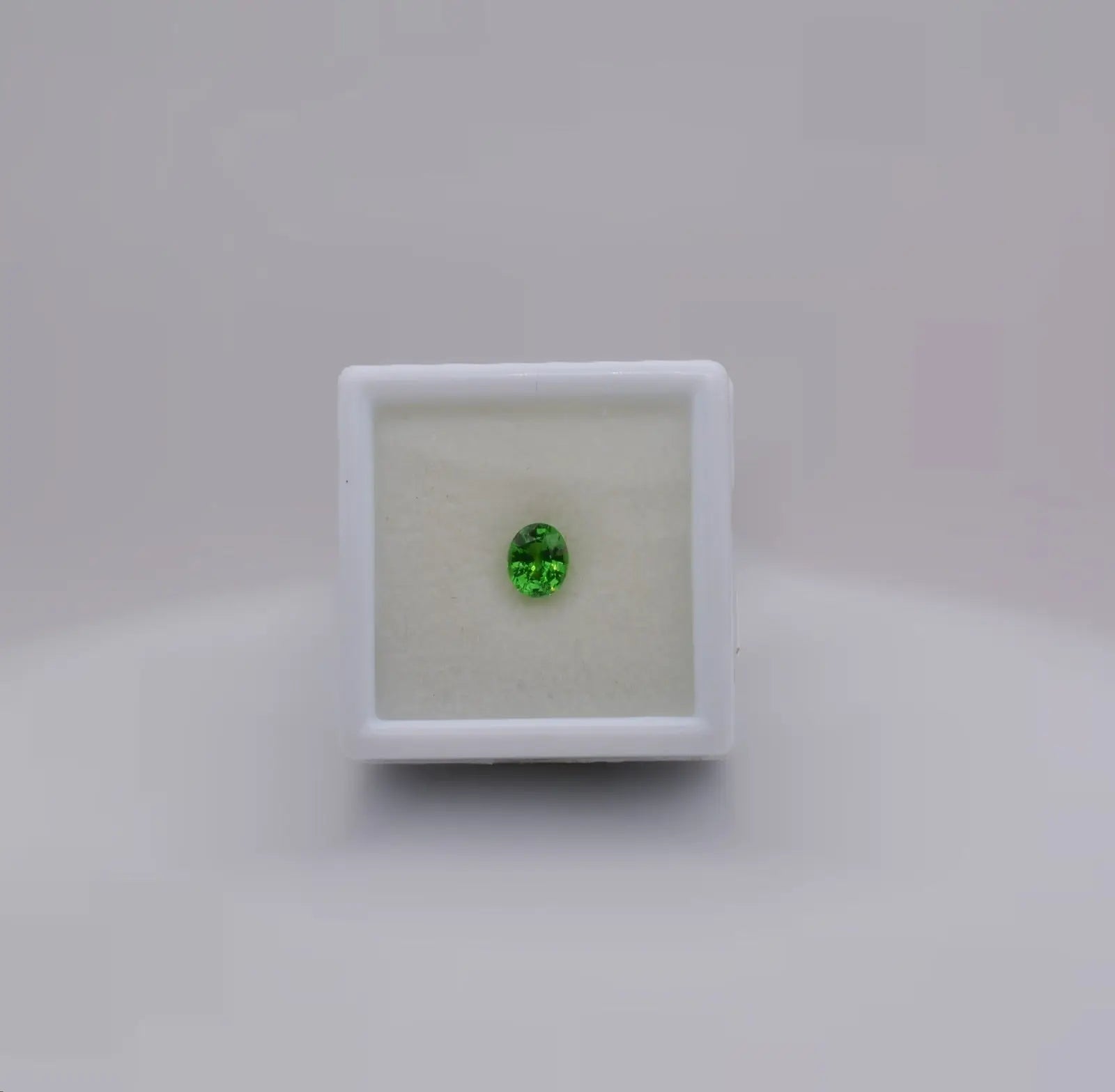 Pierre taillée Grenat Tsavorite Ovale Vert 0,62ct