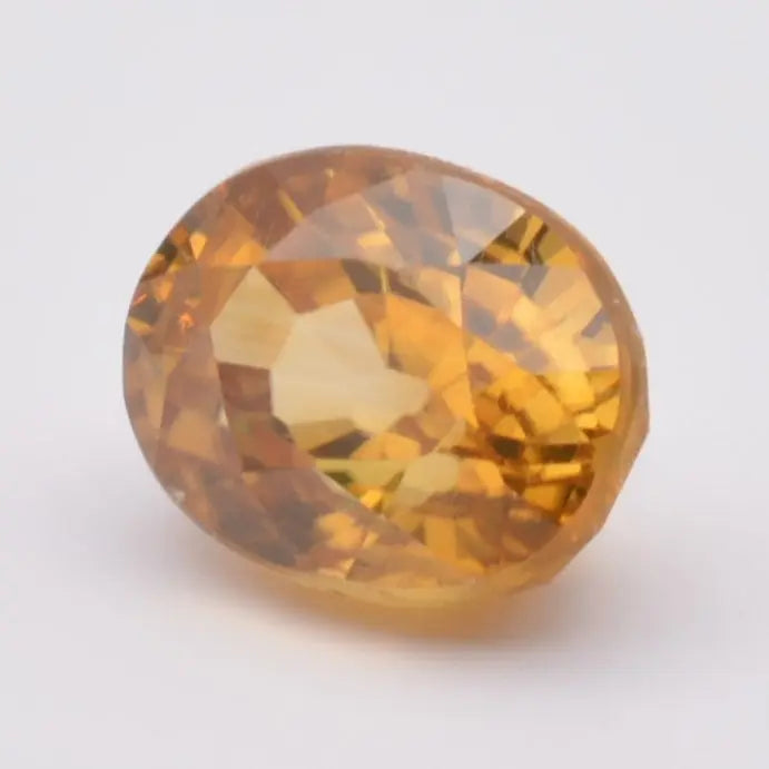 Pierre taillée Zircon orangé Ovale 2,40ct