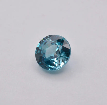 Zircon Bleu Rond 1,78ct - pierre précieuse - gemme