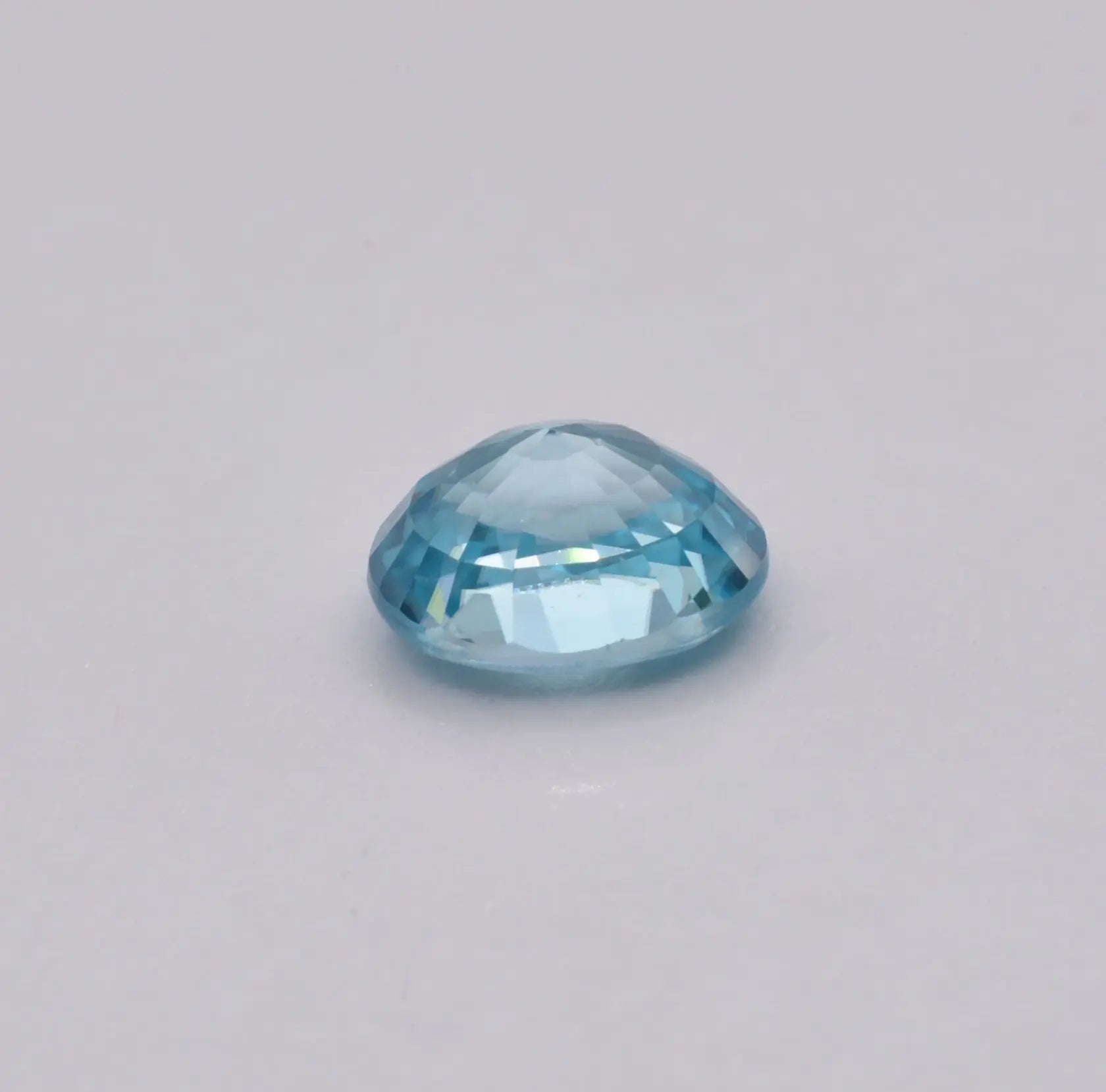 Zircon Bleu Ovale 2,54ct - pierre précieuse - gemme
