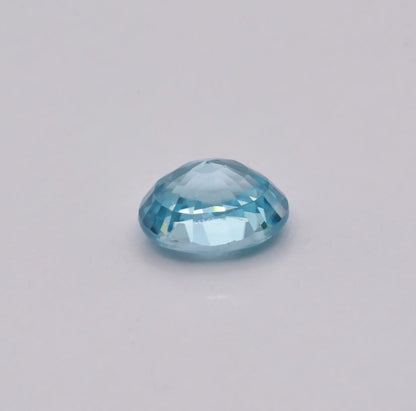 Zircon Bleu Ovale 2,54ct - pierre précieuse - gemme